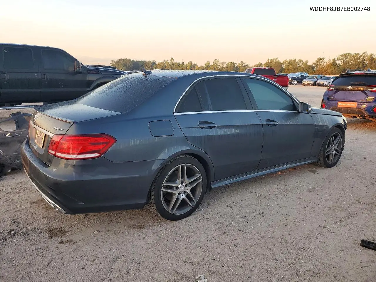 2014 MERCEDES E-KLASSE VIN WDDHF8JB7EB002748 — фото 3