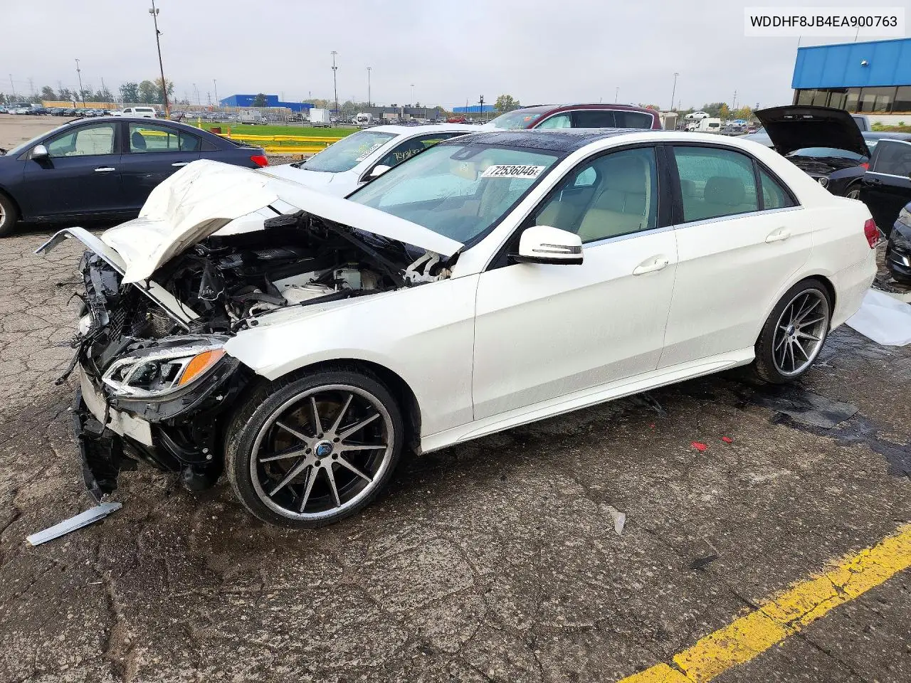 MERCEDES E-KLASSE 2014, VIN WDDHF8JB4EA900763