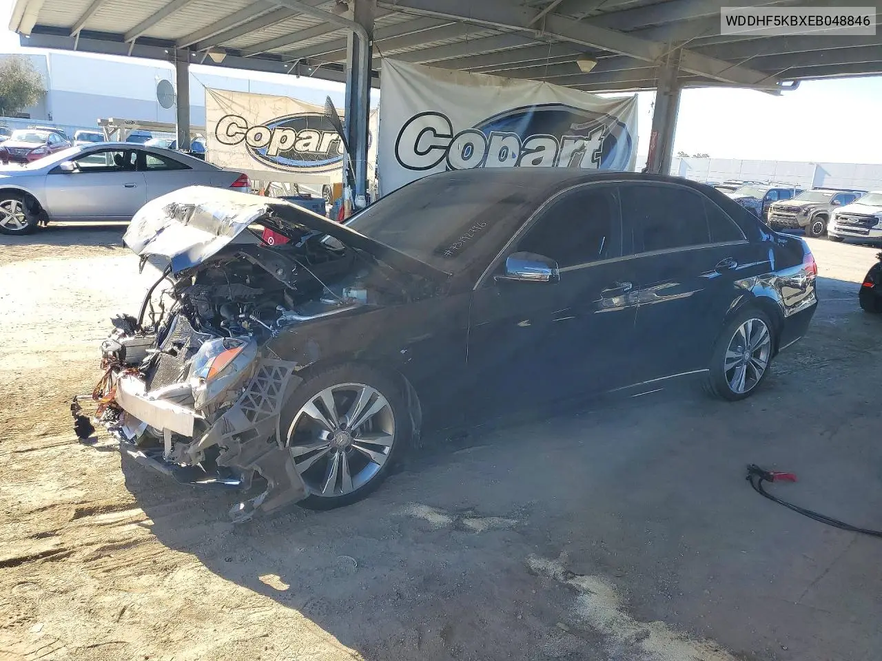 MERCEDES E-KLASSE 2014, VIN WDDHF5KBXEB048846