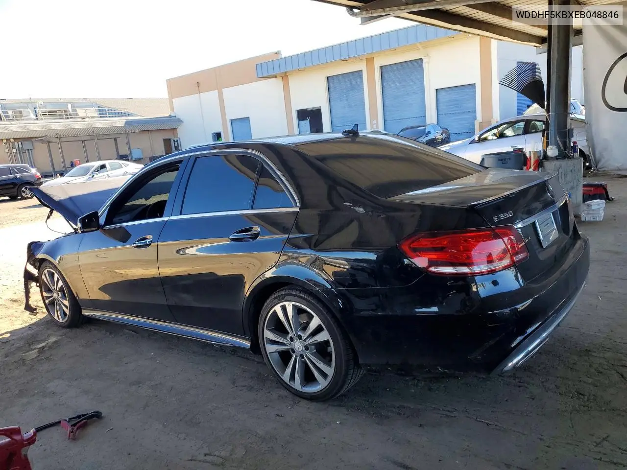2014 MERCEDES E-KLASSE VIN WDDHF5KBXEB048846 — фото 2