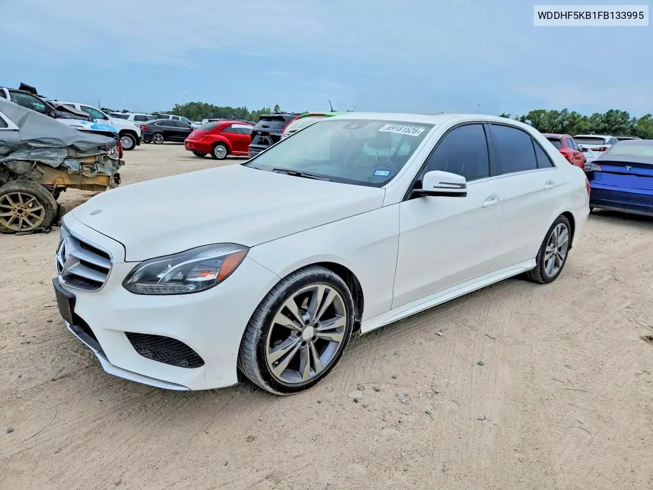 MERCEDES E-KLASSE 2015, VIN WDDHF5KB1FB133995