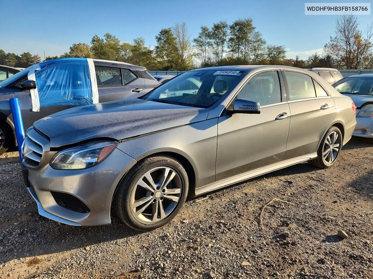 MERCEDES E-KLASSE 2015, VIN WDDHF9HB3FB158766