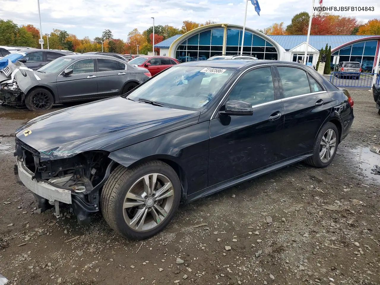 MERCEDES E-KLASSE 2015, VIN WDDHF8JB5FB104843