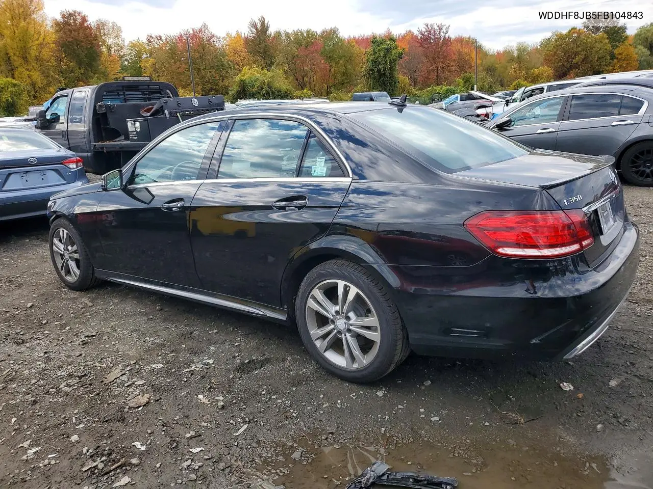 2015 MERCEDES E-KLASSE VIN WDDHF8JB5FB104843 — фото 2