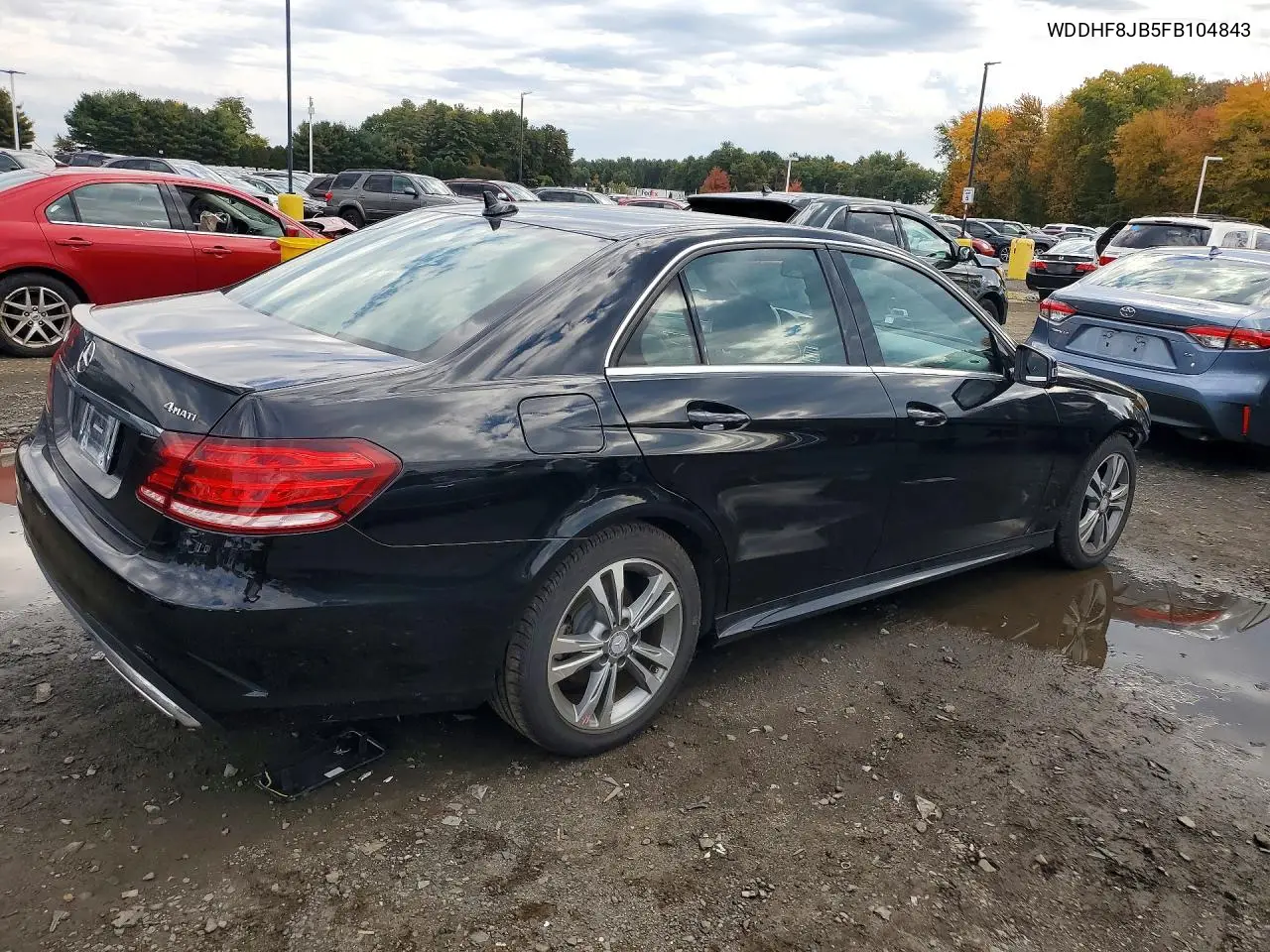 2015 MERCEDES E-KLASSE VIN WDDHF8JB5FB104843 — фото 3