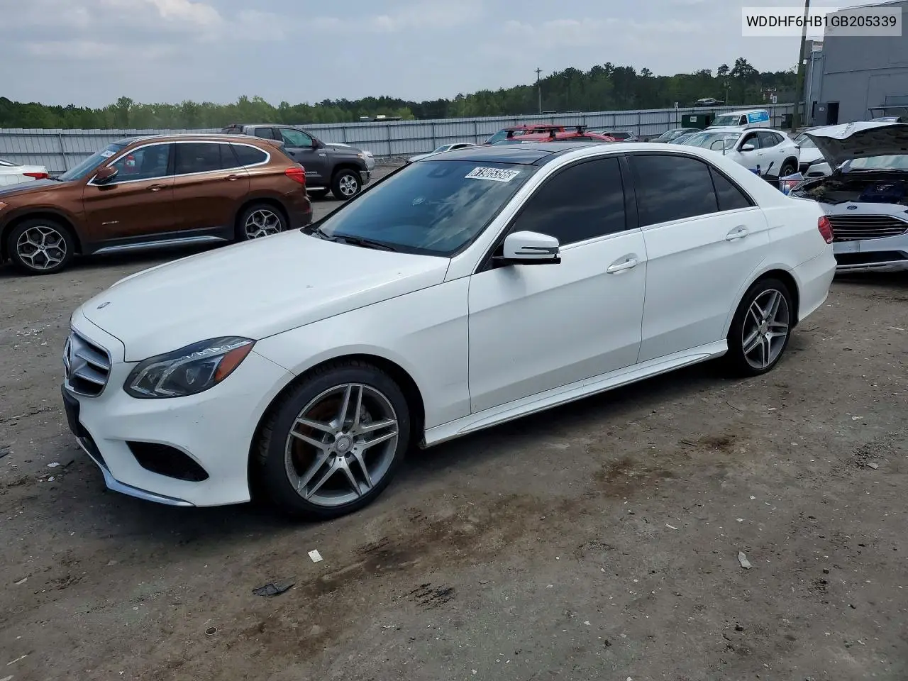 MERCEDES E-KLASSE 2016, VIN WDDHF6HB1GB205339