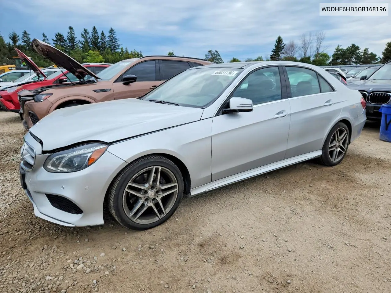 MERCEDES E-KLASSE 2016, VIN WDDHF6HB5GB168196