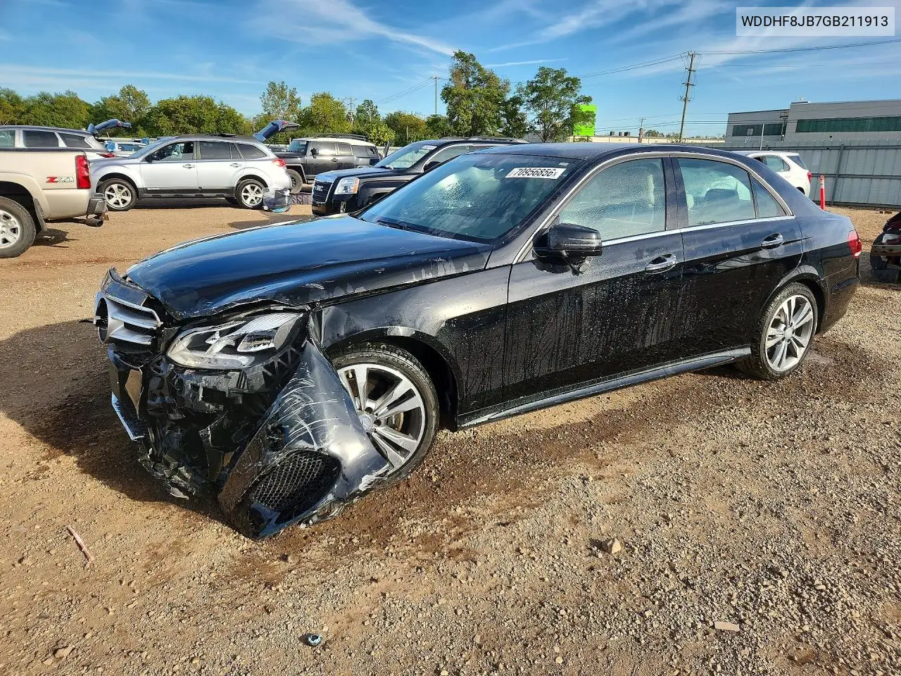 MERCEDES E-KLASSE 2016, VIN WDDHF8JB7GB211913