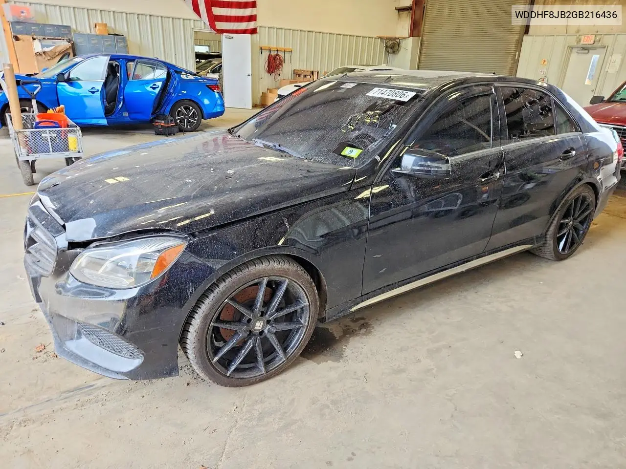 MERCEDES E-KLASSE 2016, VIN WDDHF8JB2GB216436
