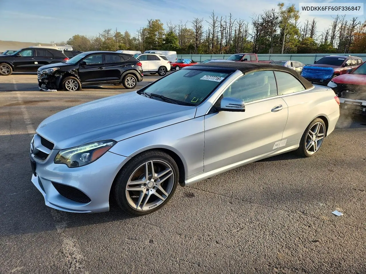 MERCEDES E-KLASSE 2016, VIN WDDKK6FF6GF336847