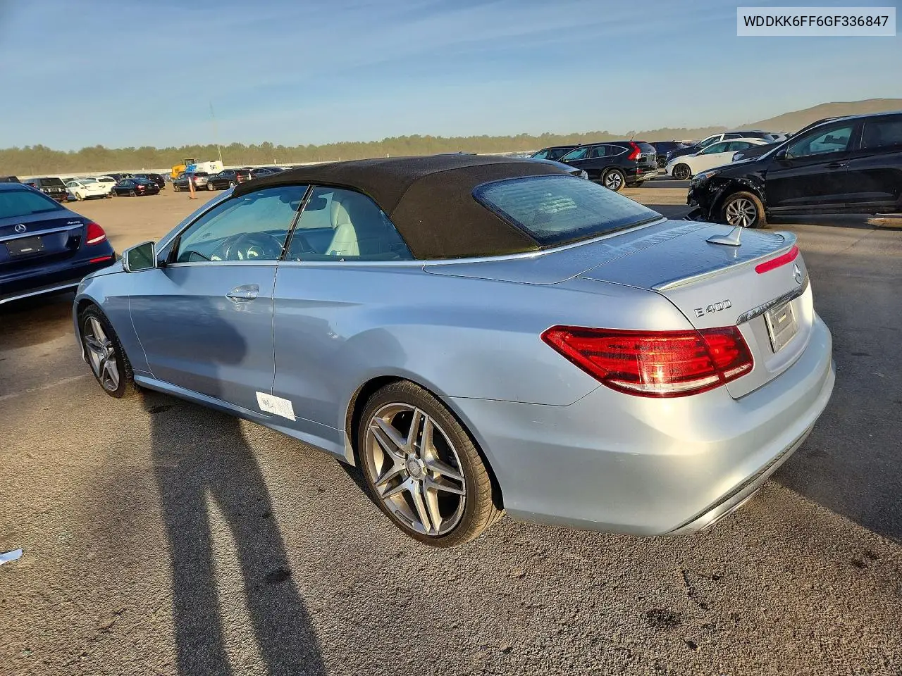 2016 MERCEDES E-KLASSE VIN WDDKK6FF6GF336847 — фото 2