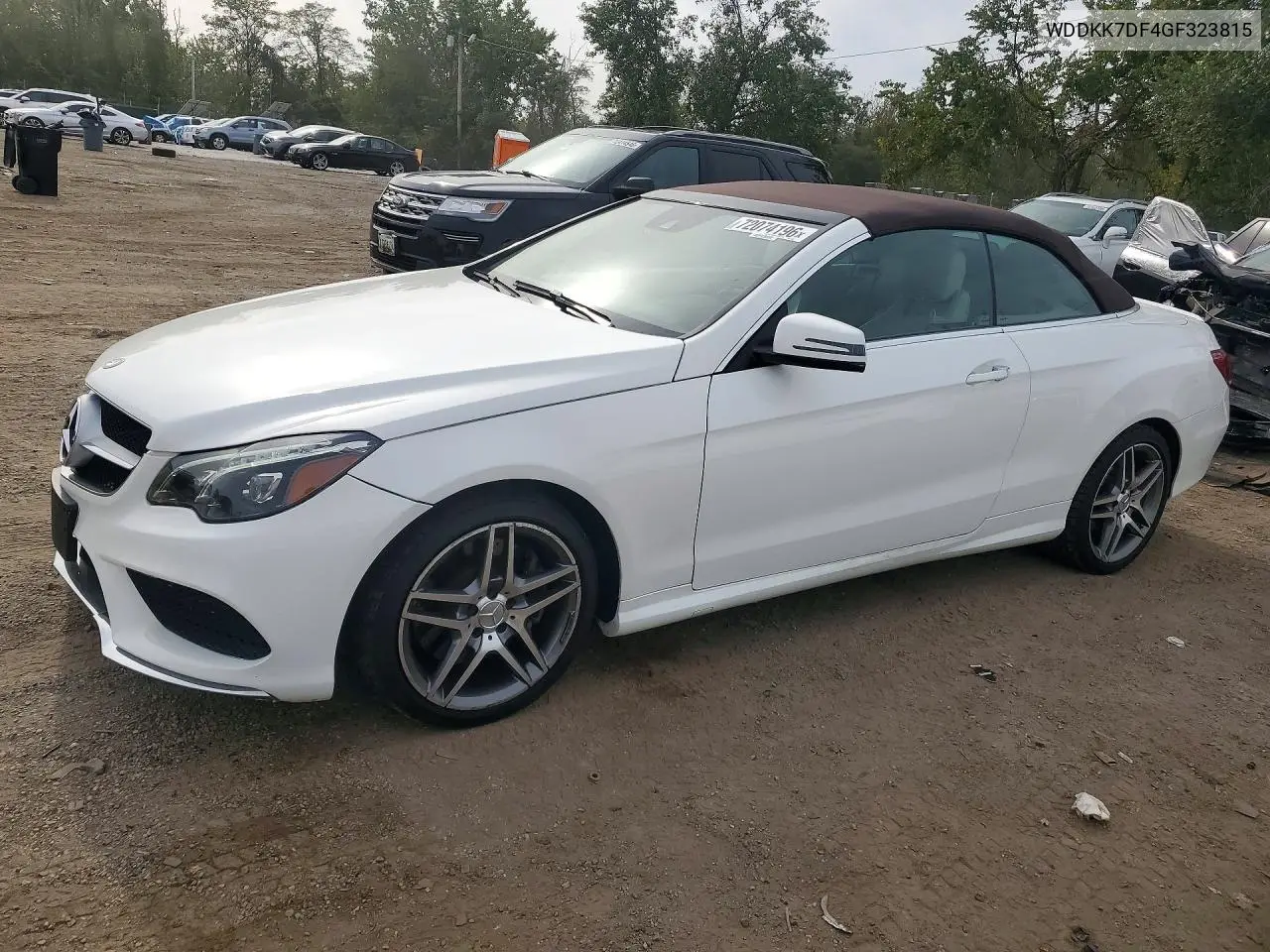 MERCEDES E-KLASSE 2016, VIN WDDKK7DF4GF323815