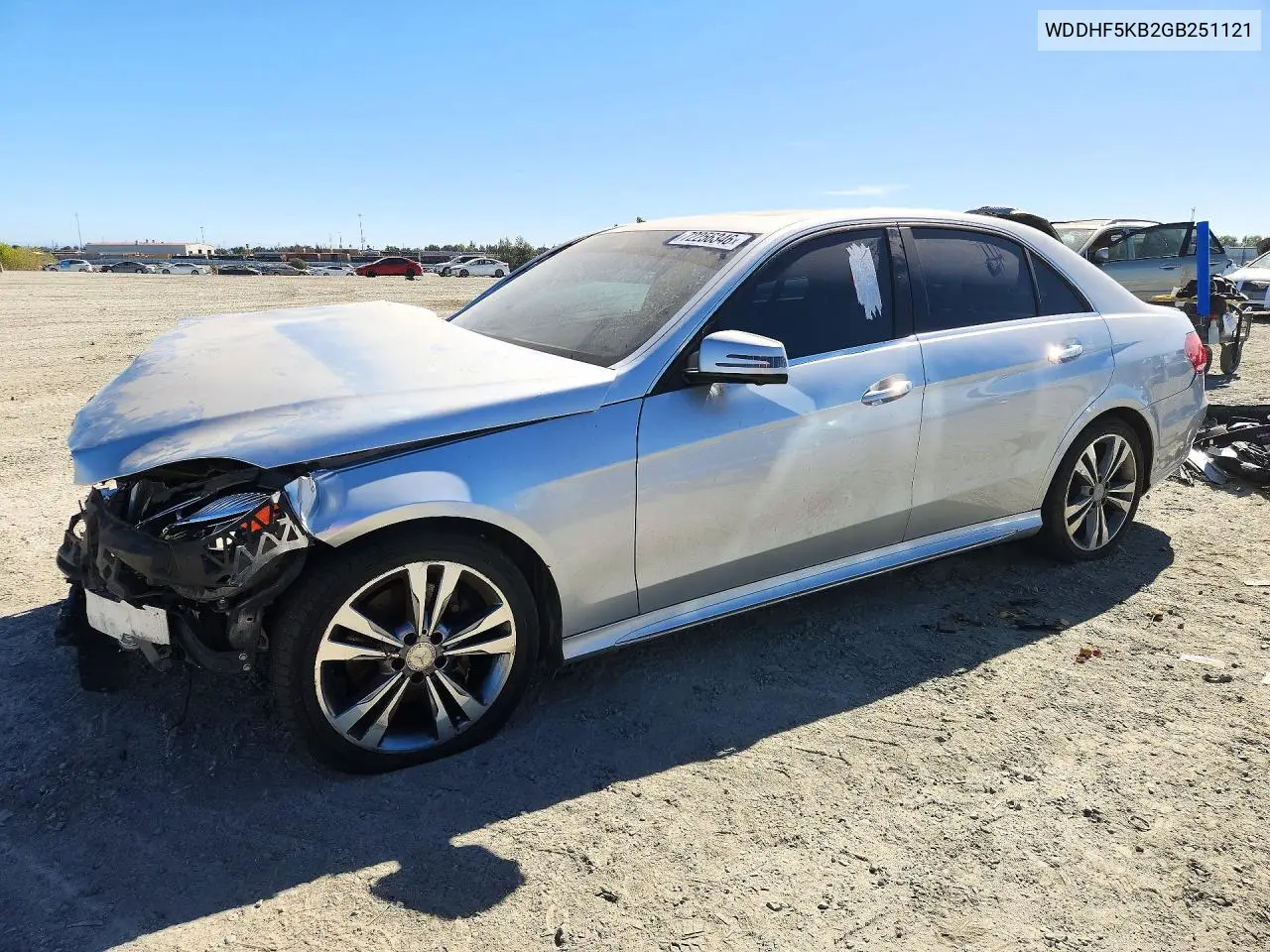 MERCEDES E-KLASSE 2016, VIN WDDHF5KB2GB251121