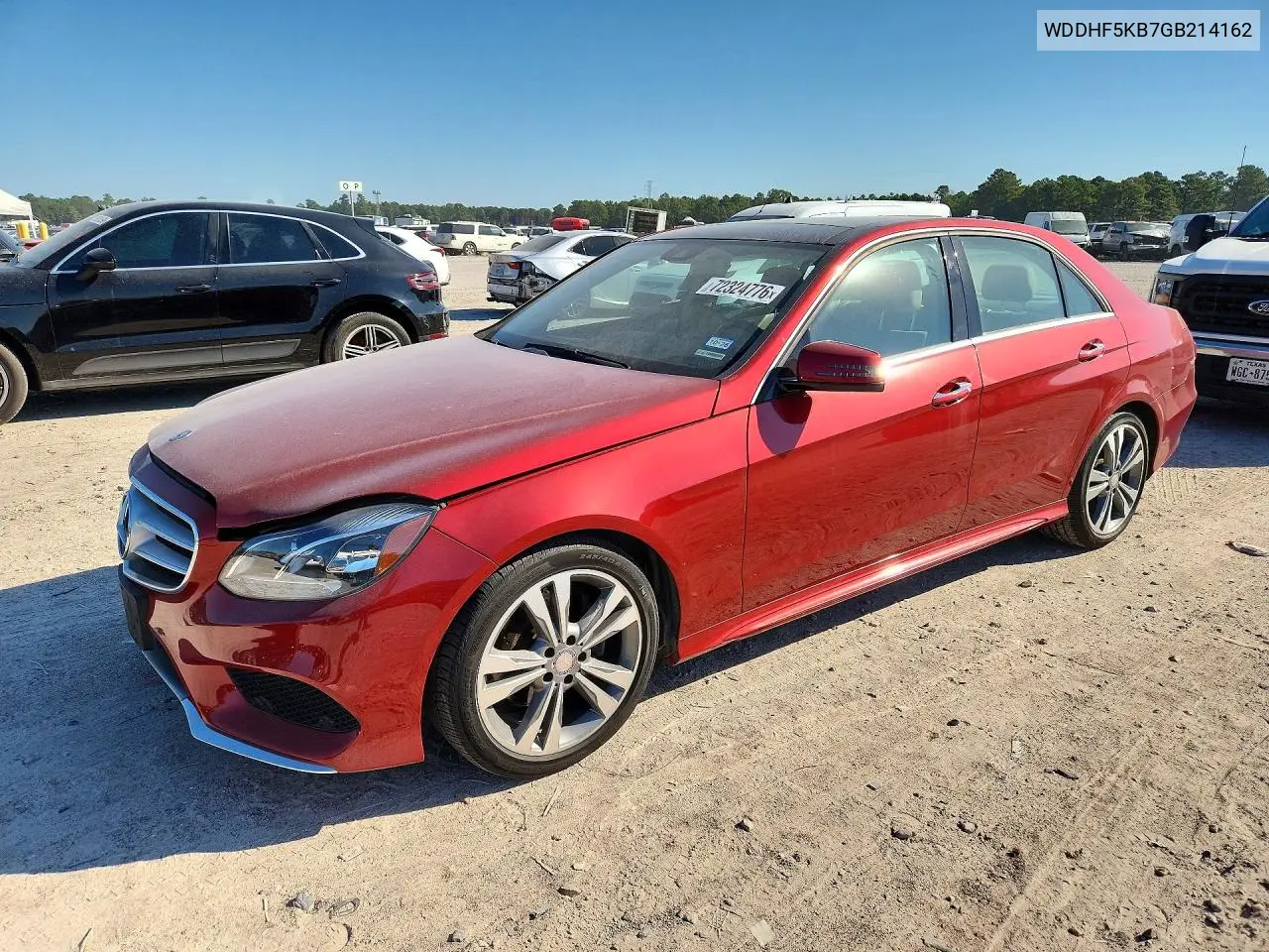 MERCEDES E-KLASSE 2016, VIN WDDHF5KB7GB214162