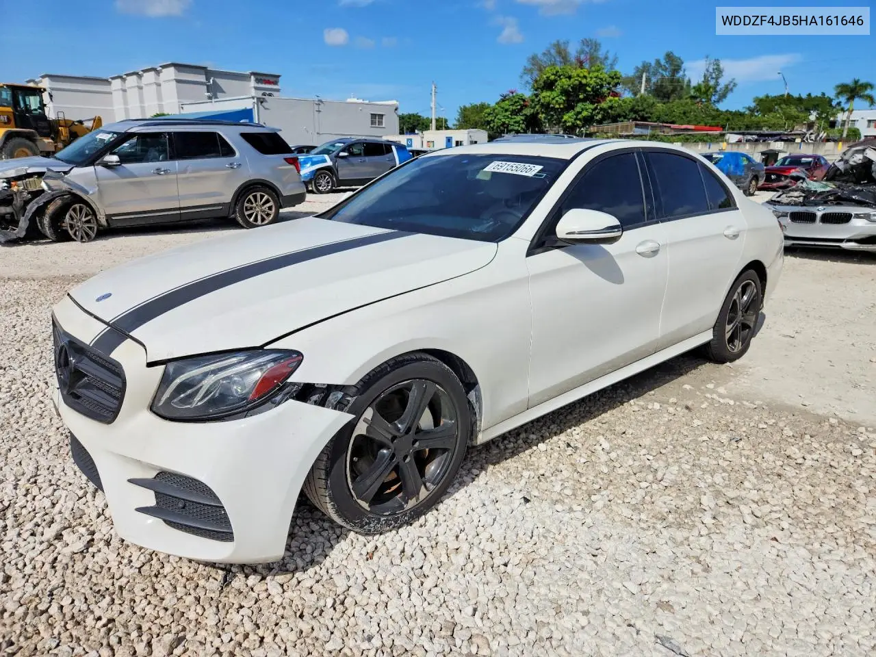MERCEDES E-KLASSE 2017, VIN WDDZF4JB5HA161646