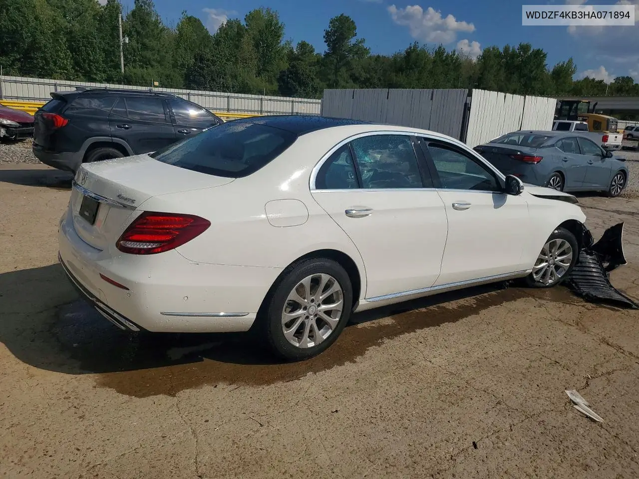 2017 MERCEDES E-KLASSE VIN WDDZF4KB3HA071894 — фото 3