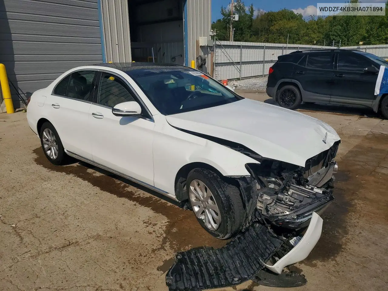 2017 MERCEDES E-KLASSE VIN WDDZF4KB3HA071894 — фото 4