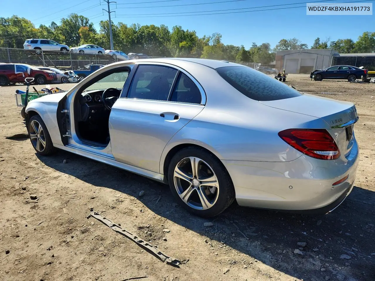2017 MERCEDES E-KLASSE VIN WDDZF4KBXHA191773 — фото 2
