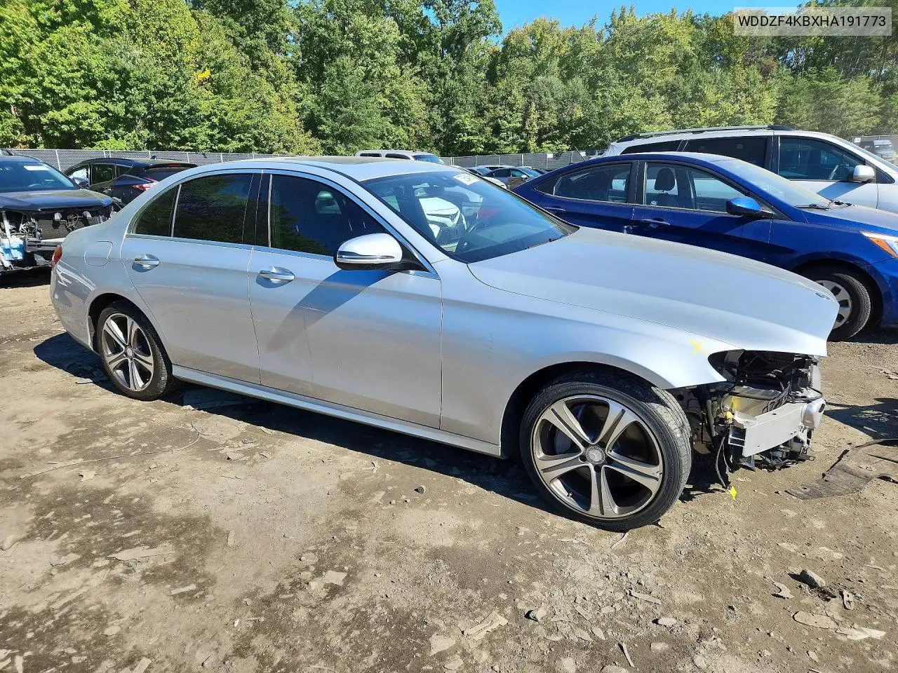 2017 MERCEDES E-KLASSE VIN WDDZF4KBXHA191773 — фото 4