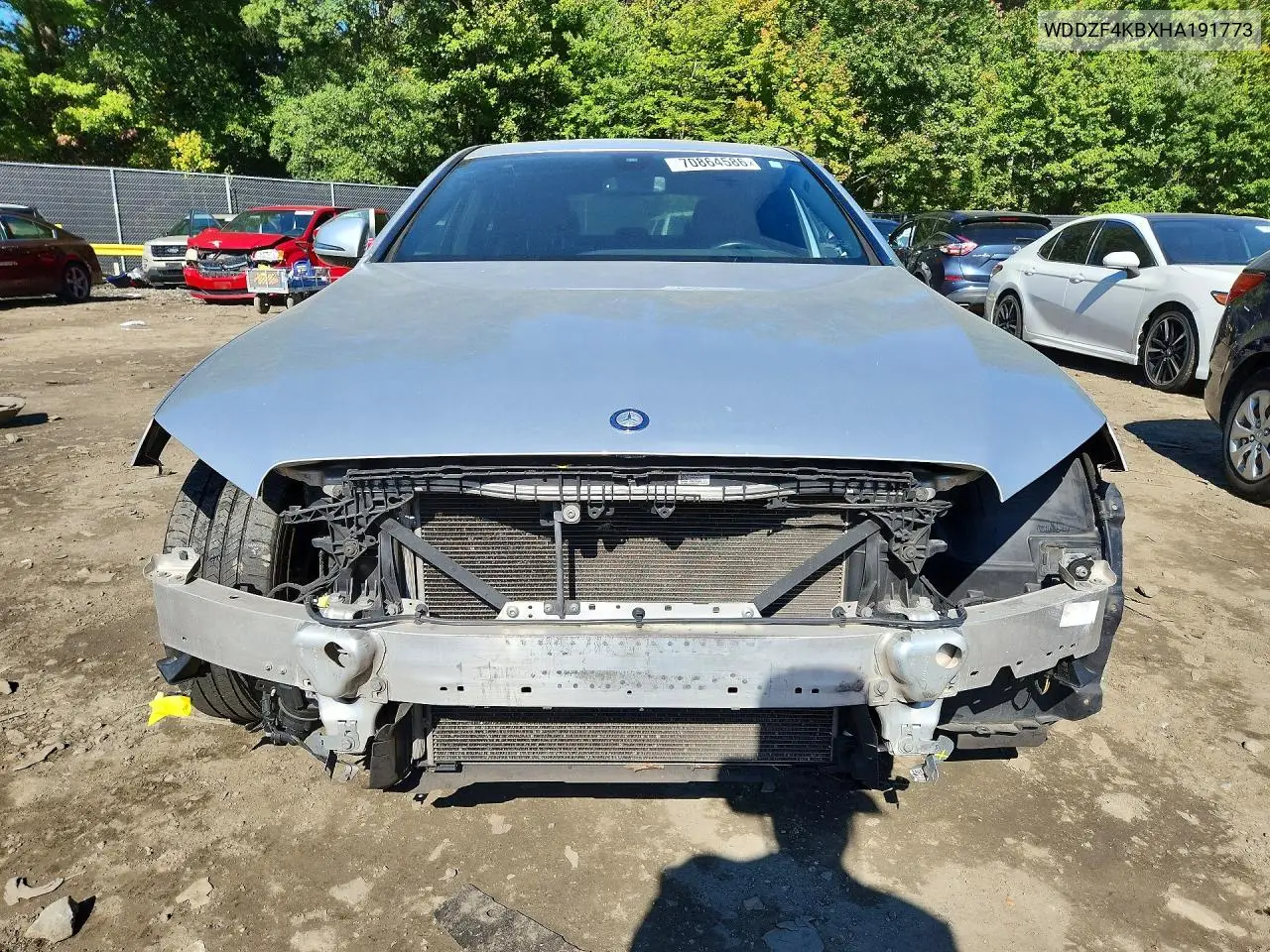2017 MERCEDES E-KLASSE VIN WDDZF4KBXHA191773 — фото 5