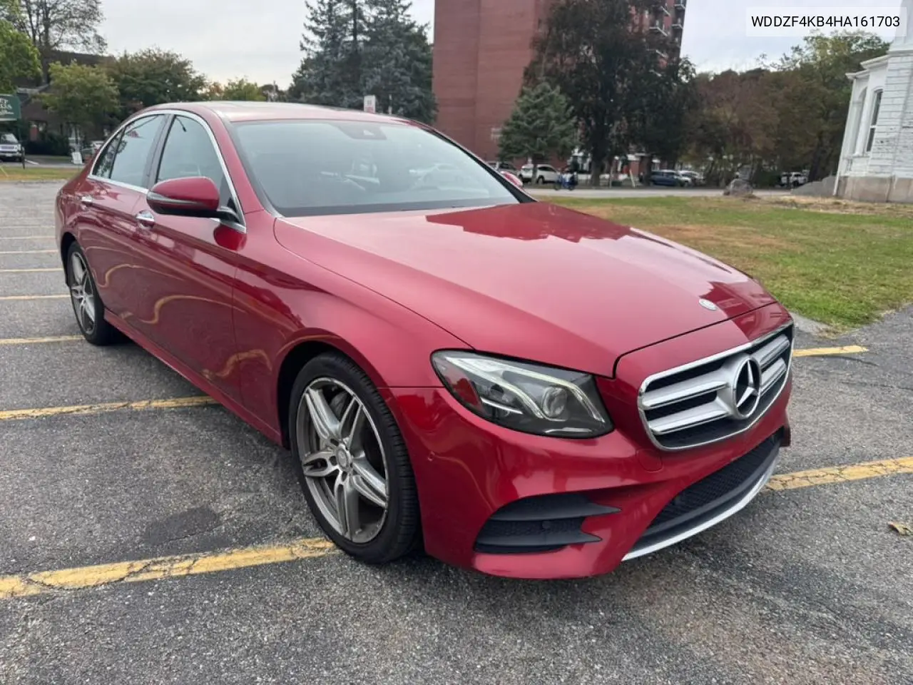 MERCEDES E-KLASSE 2017, VIN WDDZF4KB4HA161703