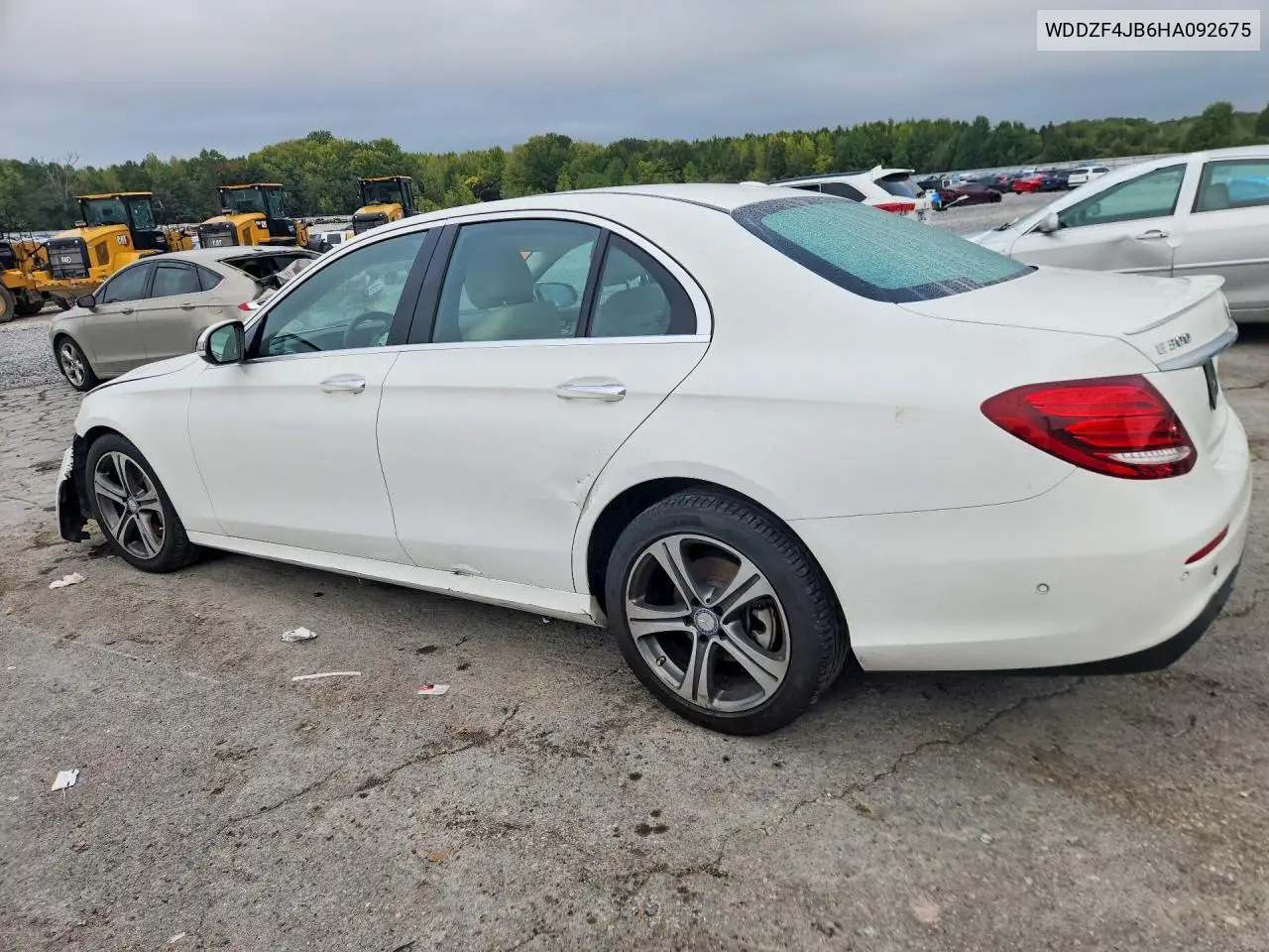 2017 MERCEDES E-KLASSE VIN WDDZF4JB6HA092675 — фото 2