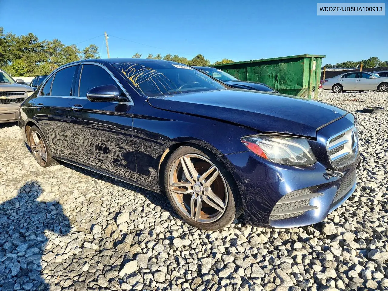 2017 MERCEDES E-KLASSE VIN WDDZF4JB5HA100913 — фото 4