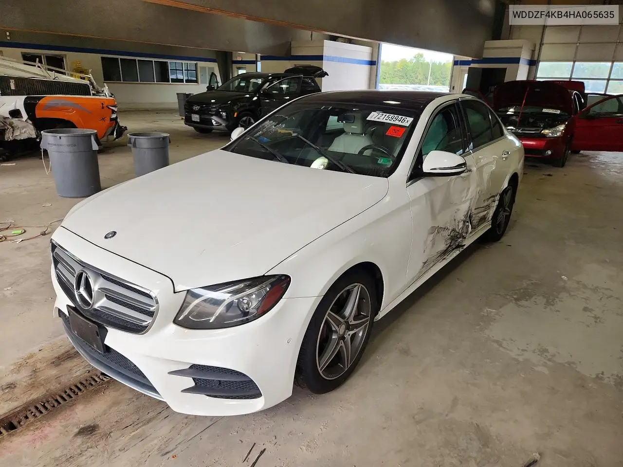 MERCEDES E-KLASSE 2017, VIN WDDZF4KB4HA065635