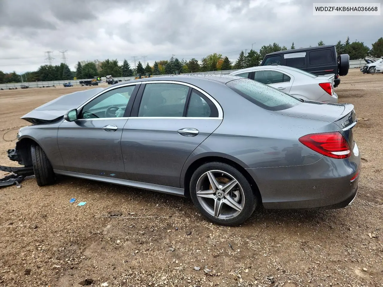 2017 MERCEDES E-KLASSE VIN WDDZF4KB6HA036668 — фото 2