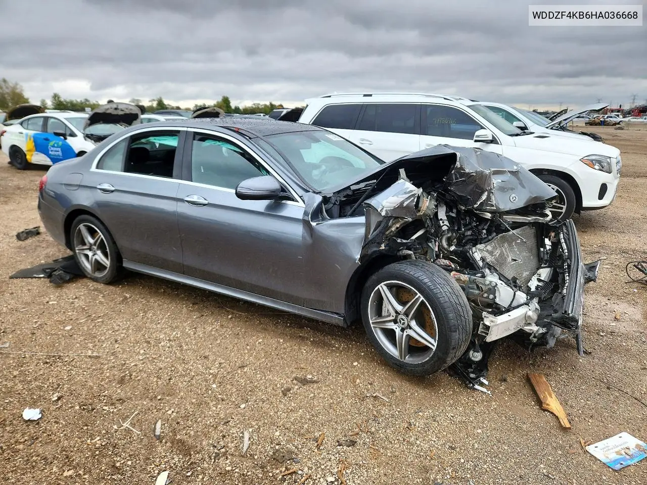 2017 MERCEDES E-KLASSE VIN WDDZF4KB6HA036668 — фото 4