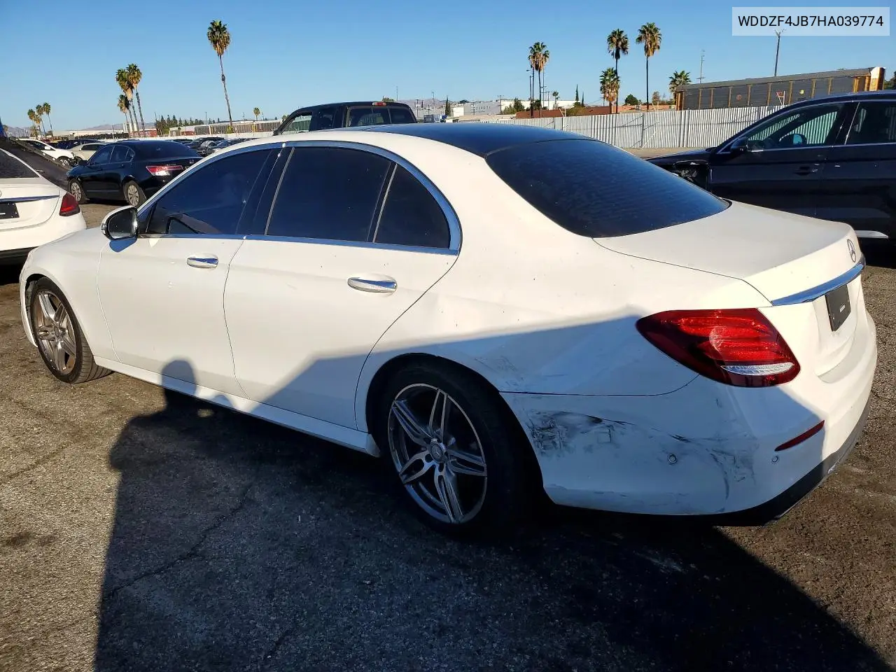 2017 MERCEDES E-KLASSE VIN WDDZF4JB7HA039774 — фото 2