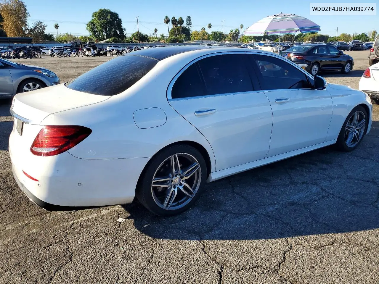 2017 MERCEDES E-KLASSE VIN WDDZF4JB7HA039774 — фото 3