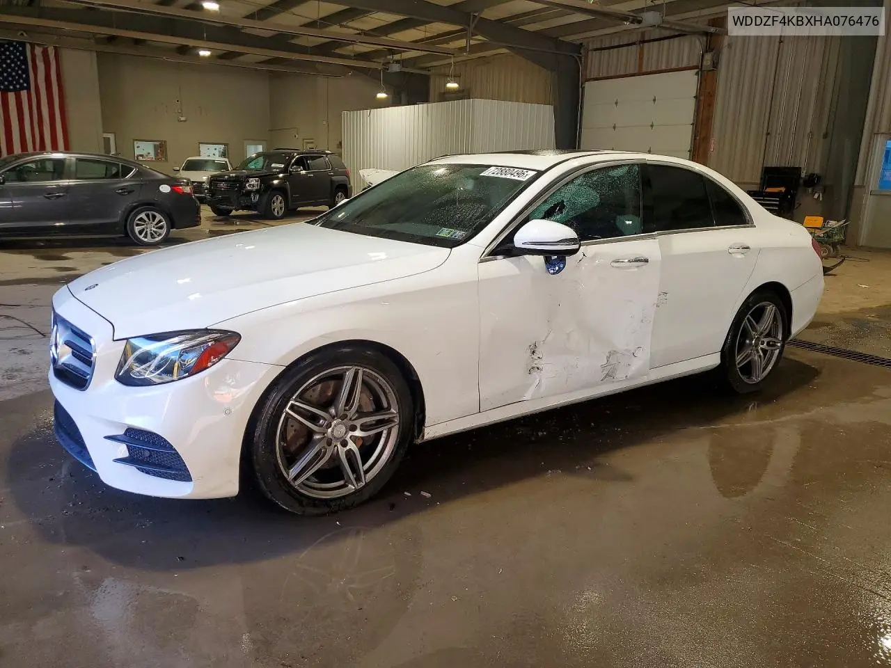 MERCEDES E-KLASSE 2017, VIN WDDZF4KBXHA076476