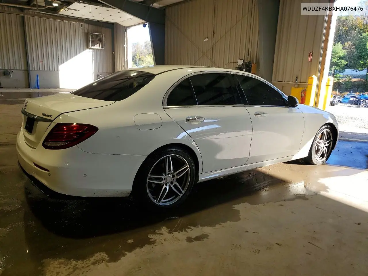 2017 MERCEDES E-KLASSE VIN WDDZF4KBXHA076476 — фото 3