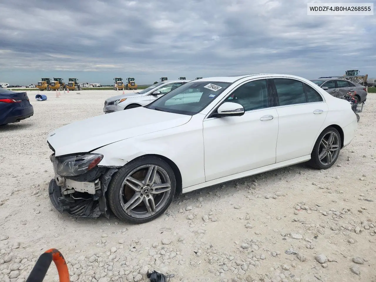 MERCEDES E-KLASSE 2017, VIN WDDZF4JB0HA268555