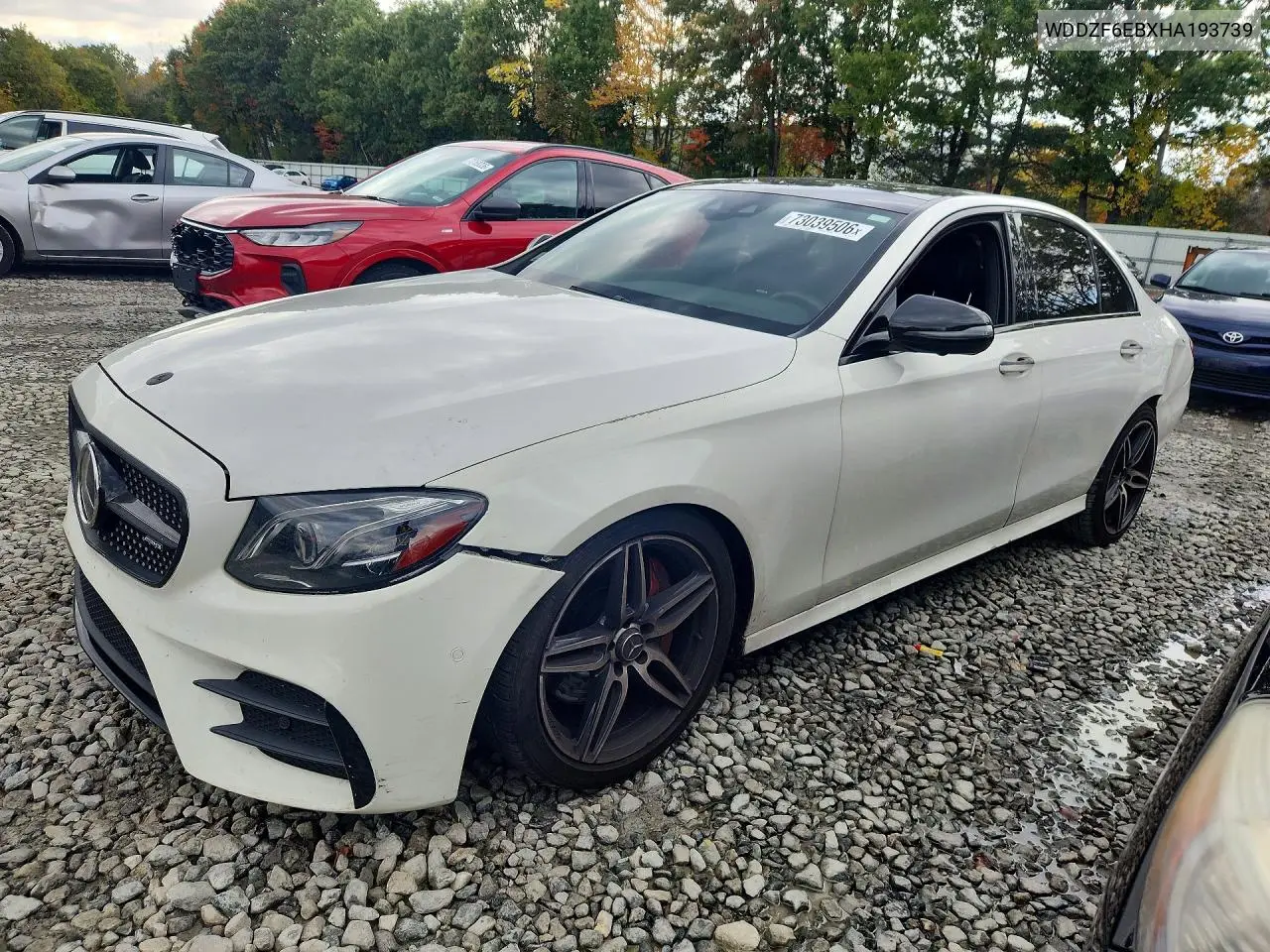 MERCEDES E-KLASSE 2017, VIN WDDZF6EBXHA193739