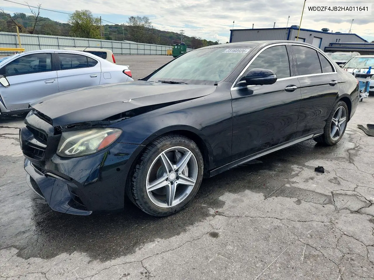 MERCEDES E-KLASSE 2017, VIN WDDZF4JB2HA011641