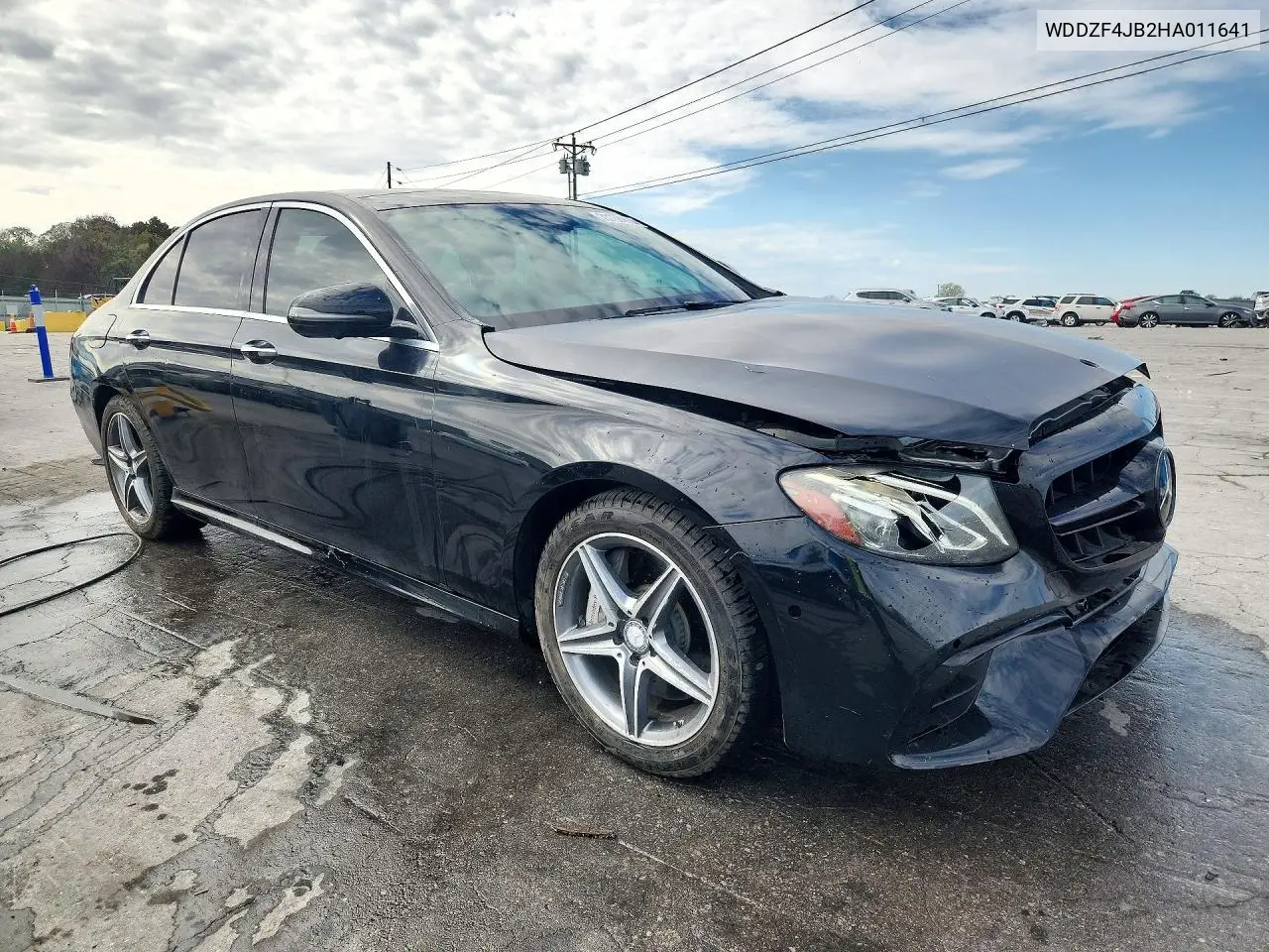 2017 MERCEDES E-KLASSE VIN WDDZF4JB2HA011641 — фото 4