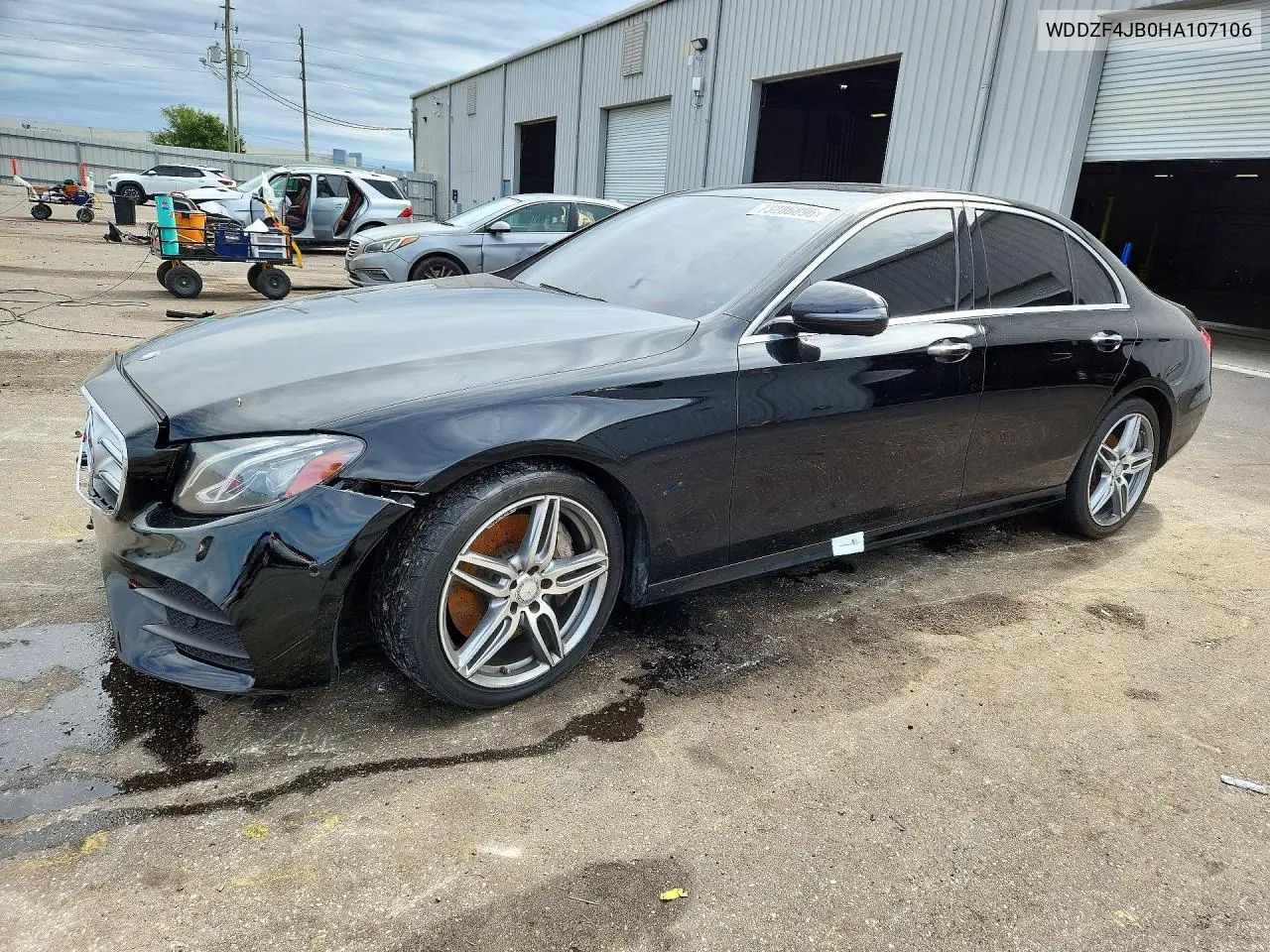 MERCEDES E-KLASSE 2017, VIN WDDZF4JB0HA107106
