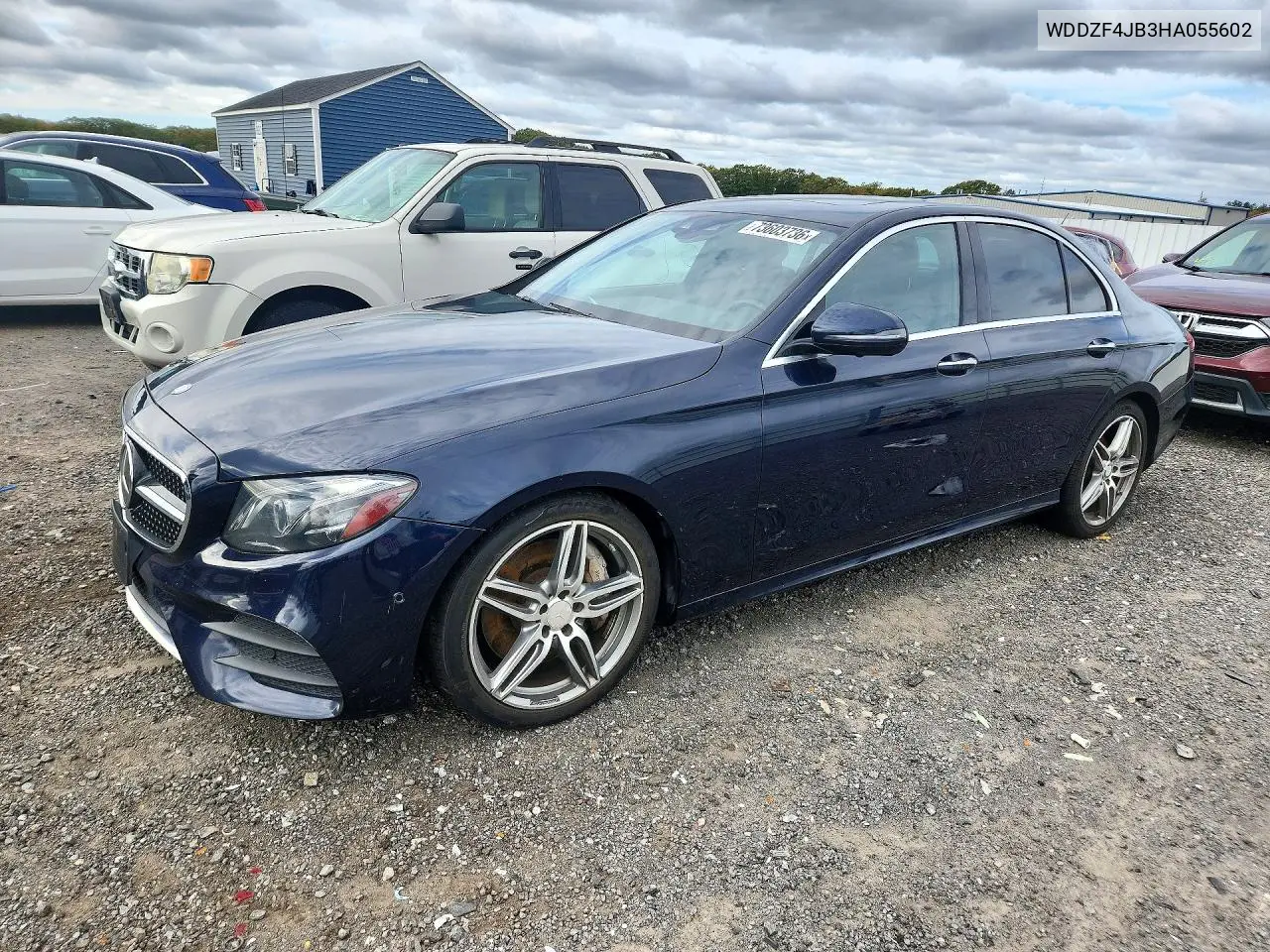 MERCEDES E-KLASSE 2017, VIN WDDZF4JB3HA055602