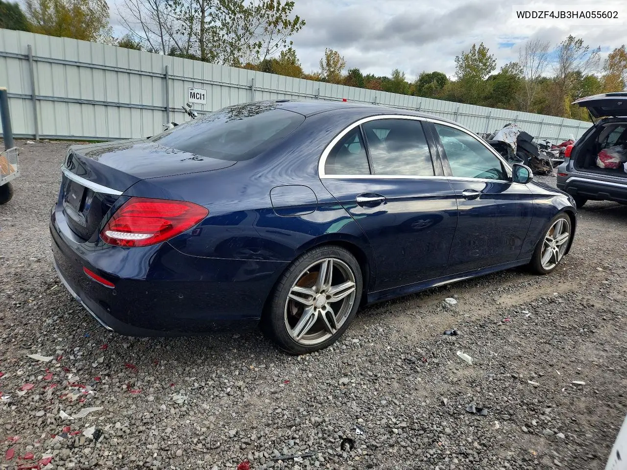 2017 MERCEDES E-KLASSE VIN WDDZF4JB3HA055602 — фото 3