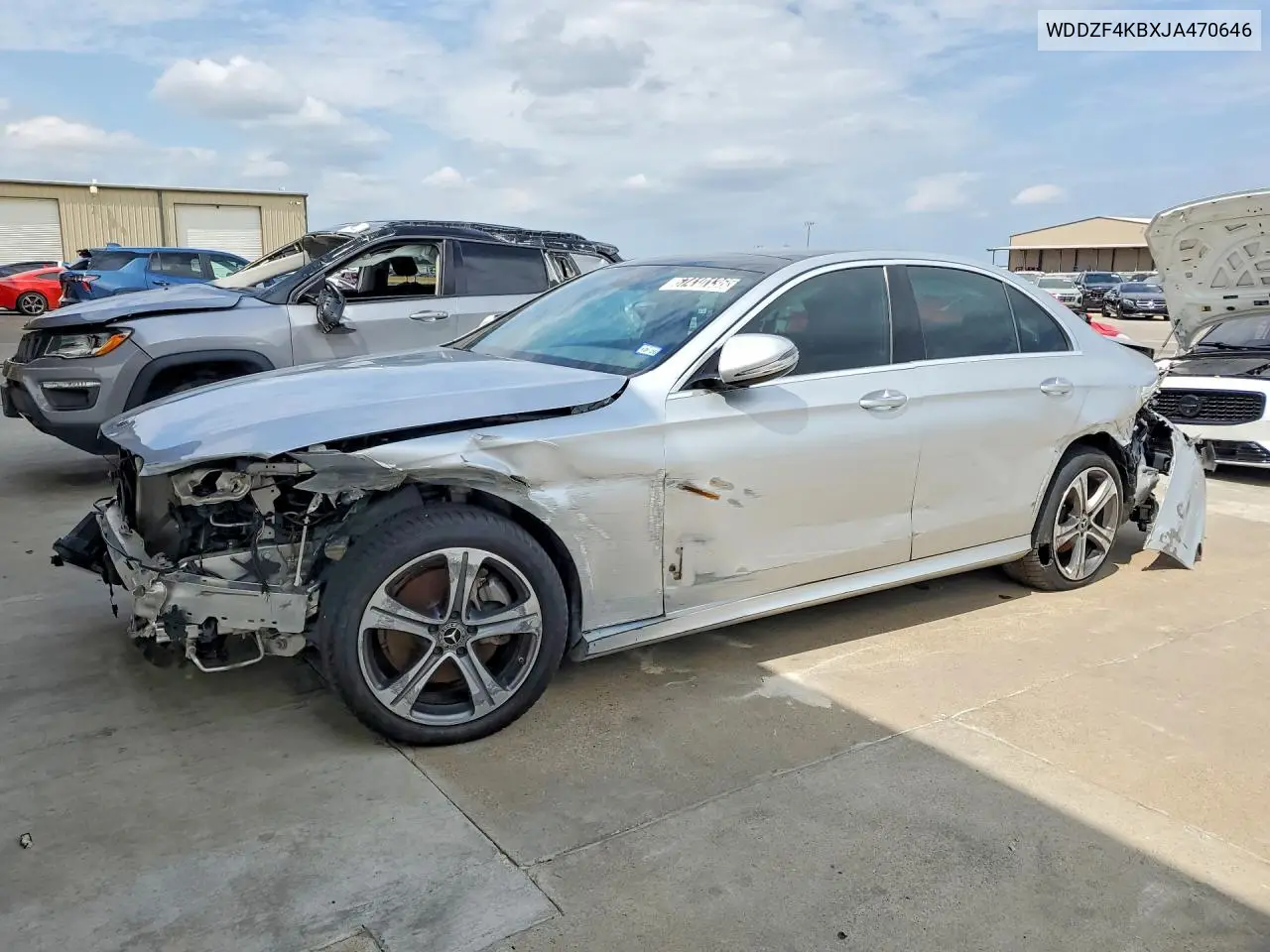 MERCEDES E-KLASSE 2018, VIN WDDZF4KBXJA470646