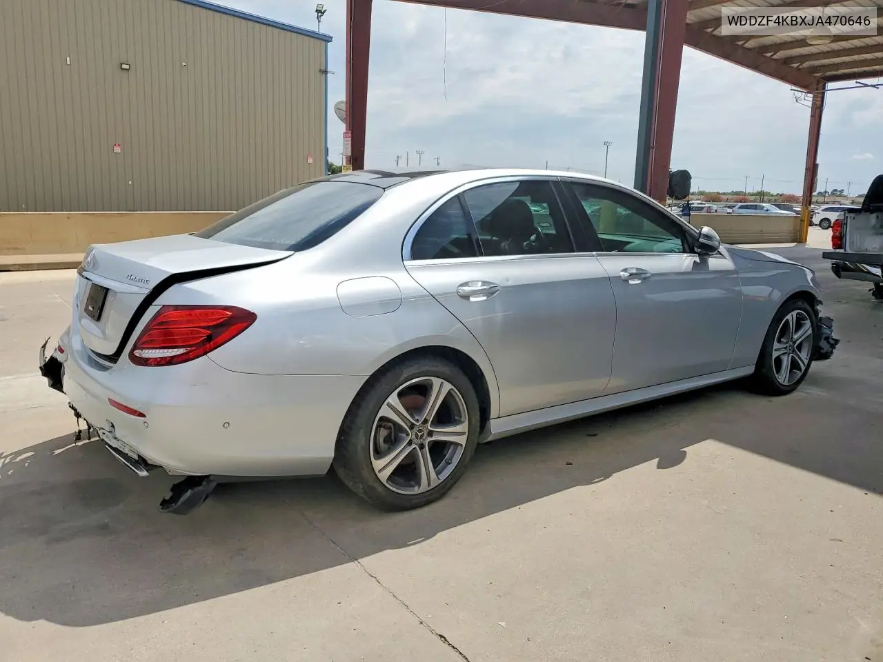 2018 MERCEDES E-KLASSE VIN WDDZF4KBXJA470646 — фото 3