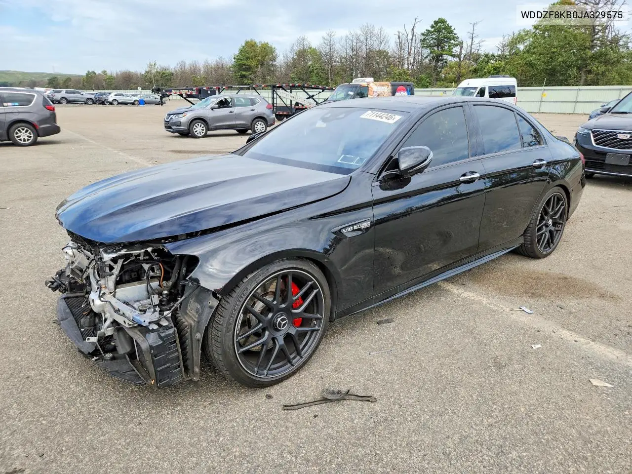 MERCEDES E-KLASSE 2018, VIN WDDZF8KB0JA329575