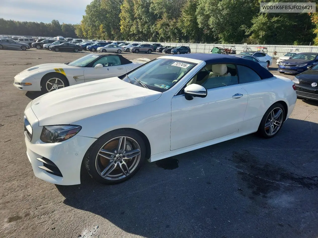 MERCEDES E-KLASSE 2018, VIN WDD1K6FB5JF026821