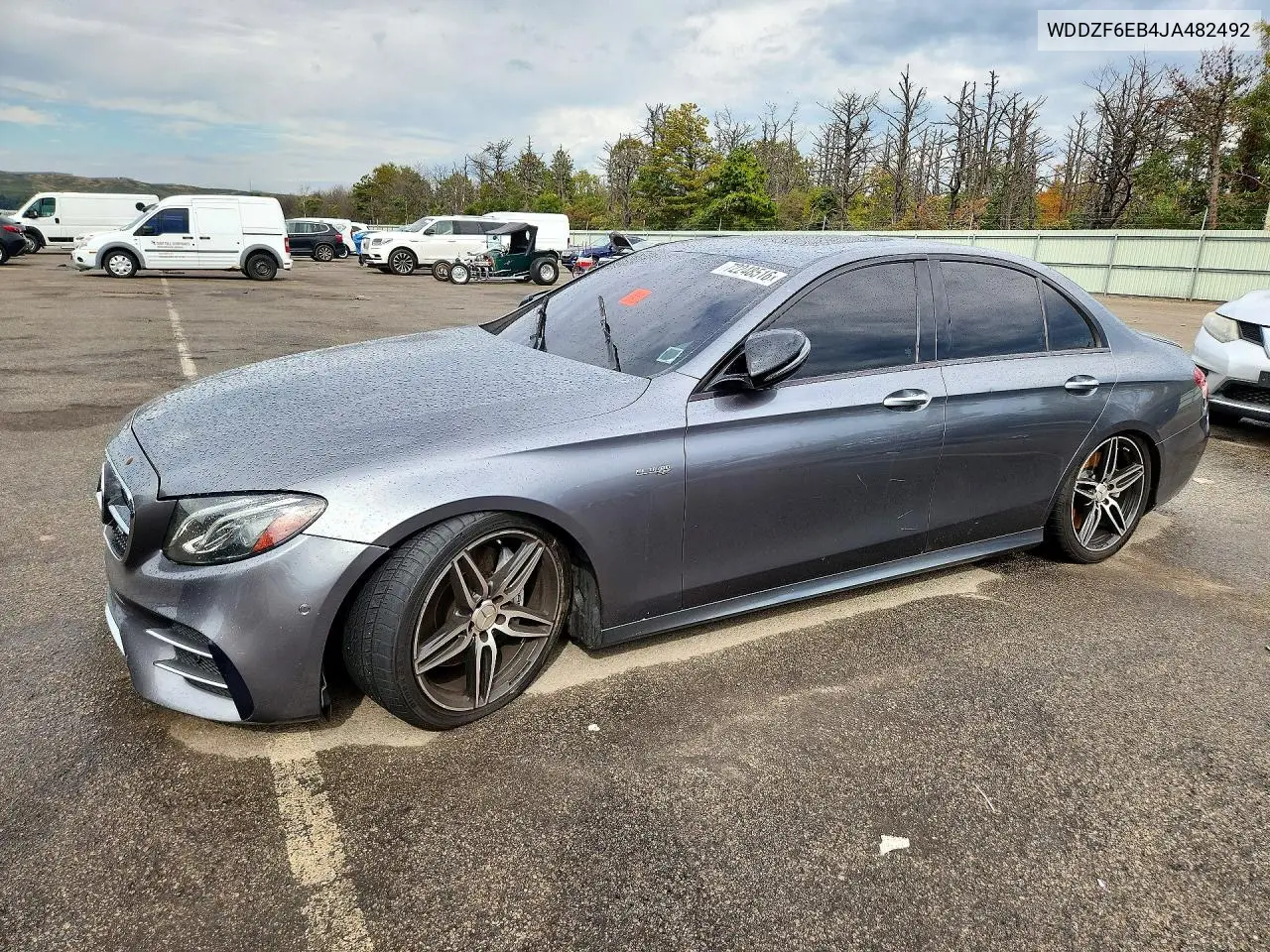 MERCEDES E-KLASSE 2018, VIN WDDZF6EB4JA482492