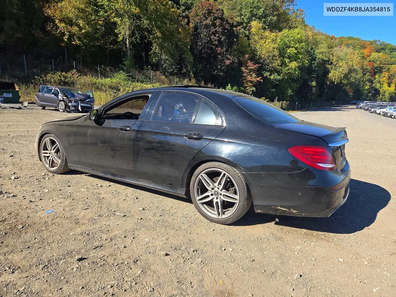 2018 MERCEDES E-KLASSE VIN WDDZF4KB8JA354815 — фото 2