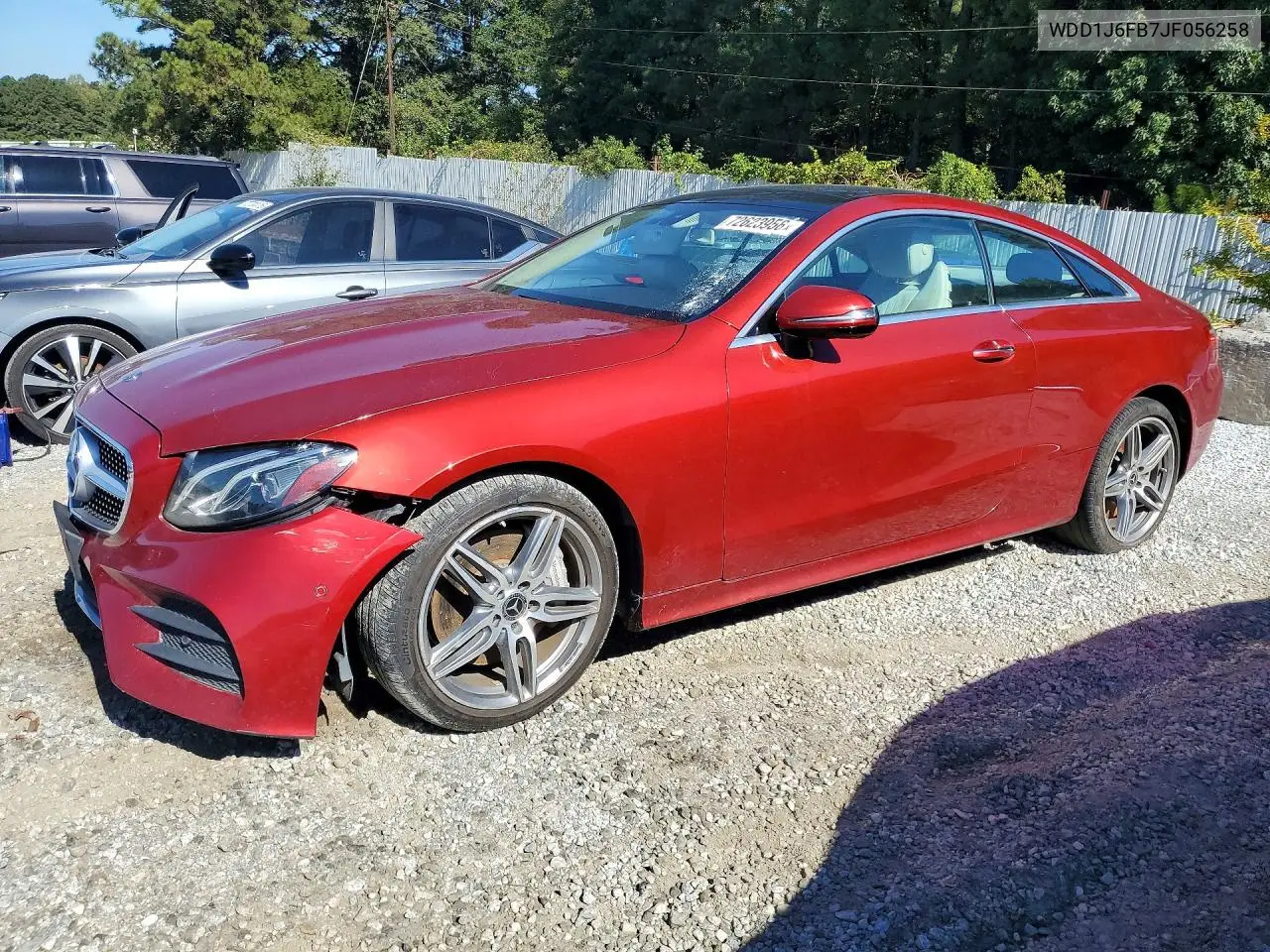 MERCEDES E-KLASSE 2018, VIN WDD1J6FB7JF056258
