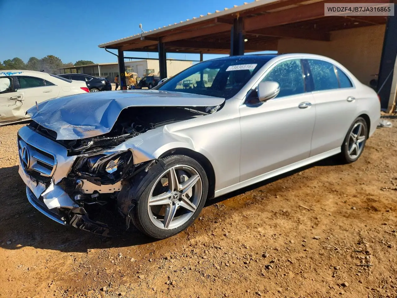 MERCEDES E-KLASSE 2018, VIN WDDZF4JB7JA316865