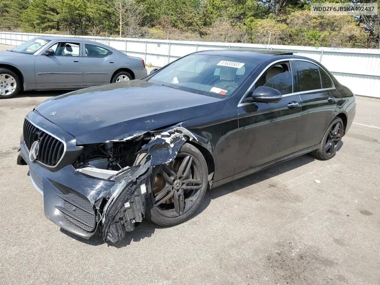 MERCEDES E-KLASSE 2019, VIN WDDZF6JB3KA492437
